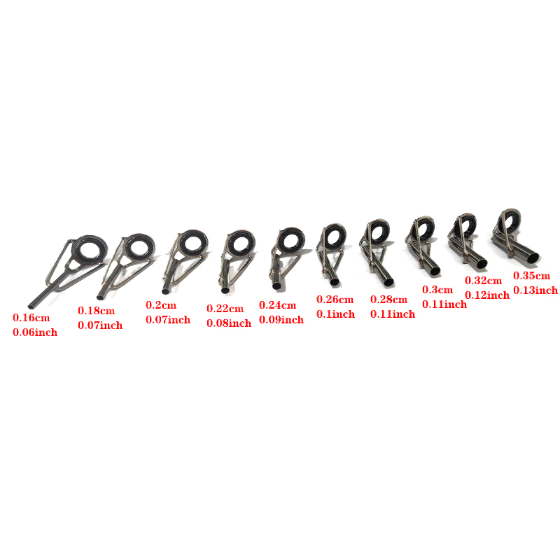 75 قطعة/المجموعة الصيد رود تلم - مراجعة Fishing Rod Guide Replacement وسعره