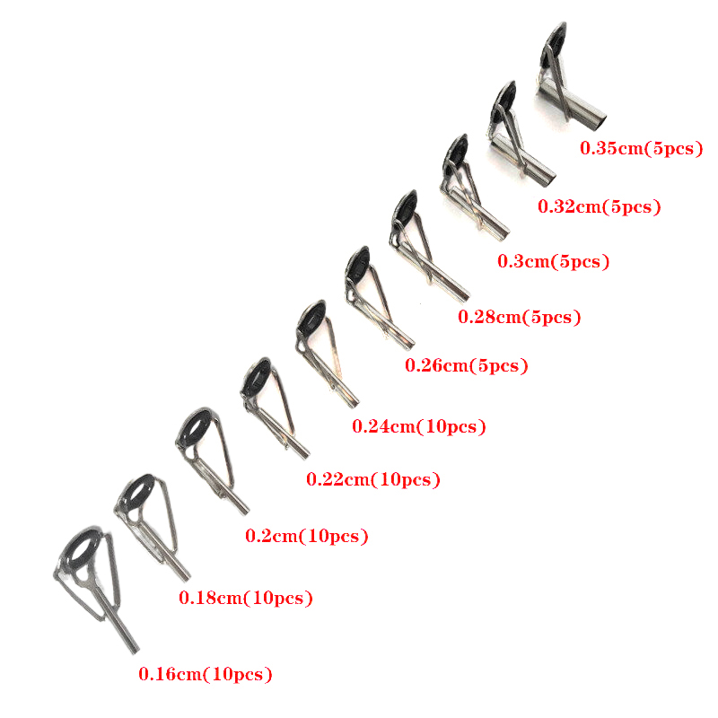 75 قطعة/المجموعة الصيد رود تلم - مراجعة Fishing Rod Guide Replacement وسعره