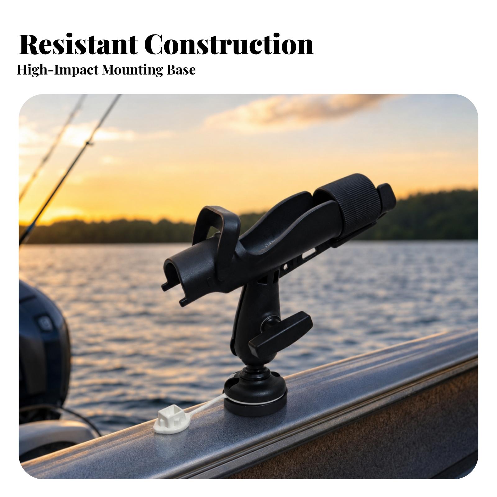 حامل صنارة صيد مع كأس شفط، حام - مراجعة Fishing Rod Holder وسعره