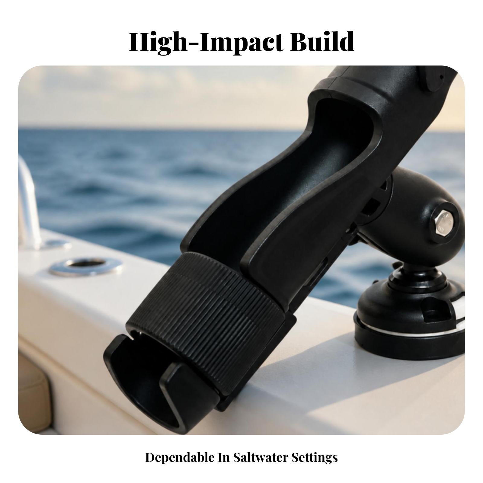 حامل صنارة صيد مع كأس شفط، حام - مراجعة Fishing Rod Holder وسعره