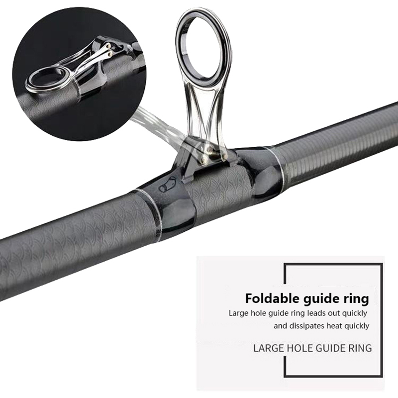 حلقات توجيه قابلة للطي من الفو - مراجعة Fishing Rod Telescopic وسعره